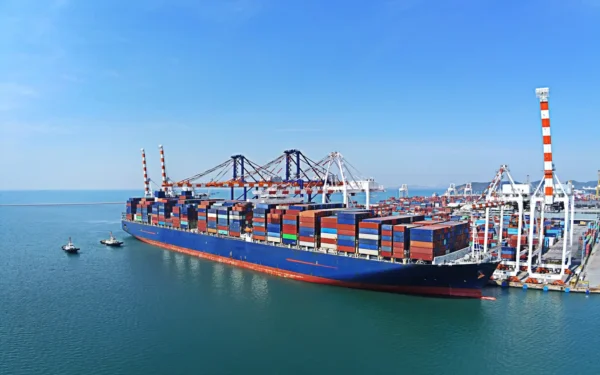 Aerial top view containers ship cargo business com 2026 01 09 06 16 05 utc